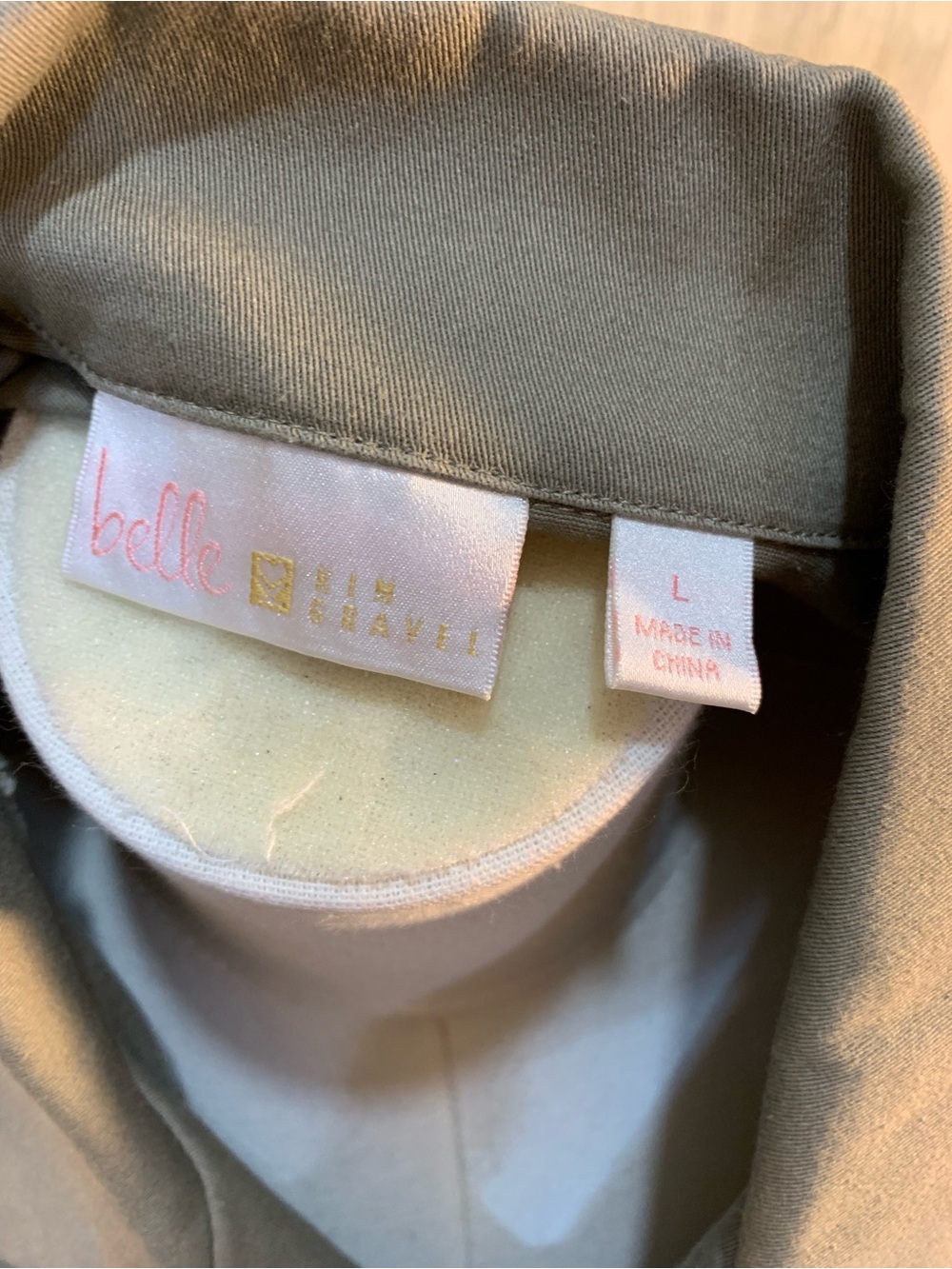 Belle by Kim Gravel Olive Green Jacket - Picture 6 of 6